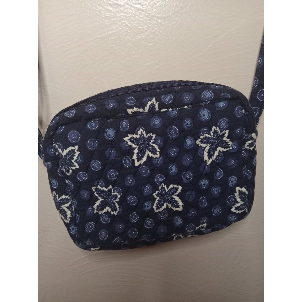 Vera Bradley Small Maple Leaf Print Crossbody Fun Print